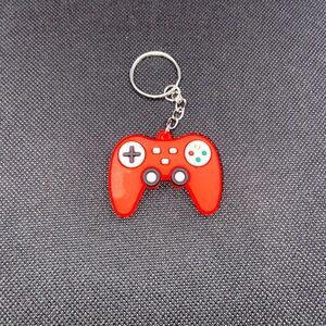 NIP Red Game Controller Keychain